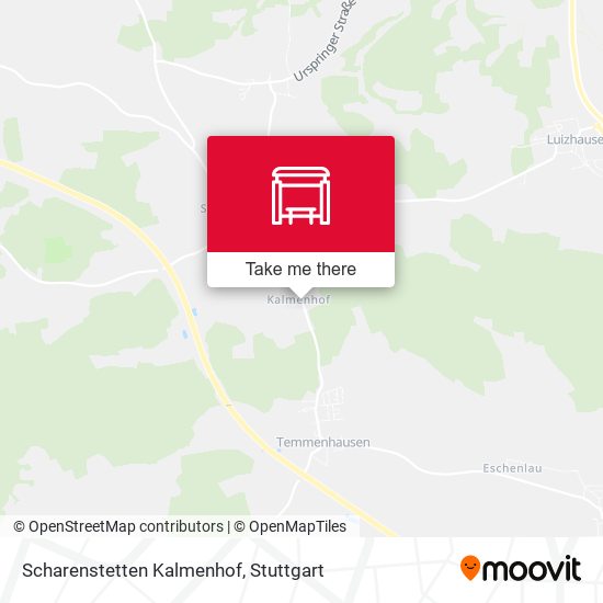 Scharenstetten Kalmenhof map