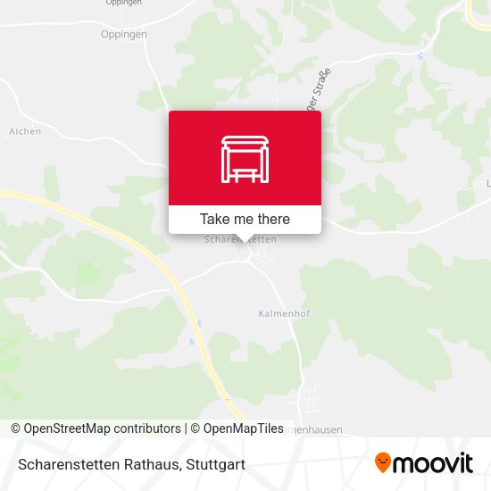 Scharenstetten Rathaus map