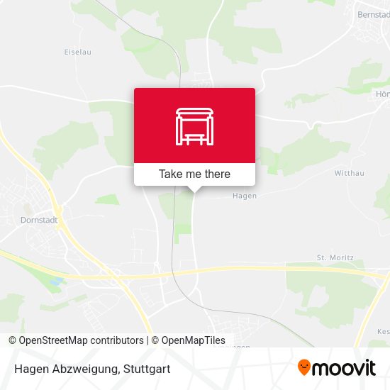 Карта Hagen Abzweigung