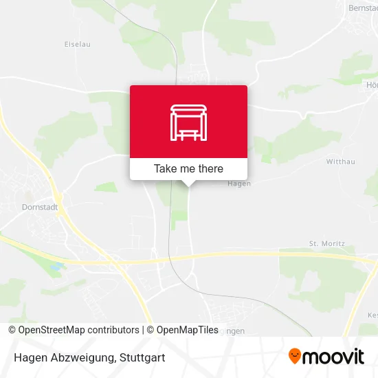 Карта Hagen Abzweigung