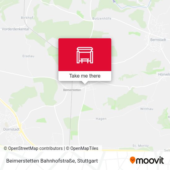 Beimerstetten Bahnhofstraße map