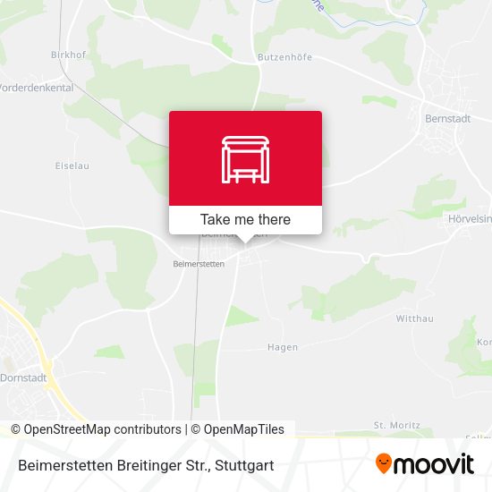 Beimerstetten Breitinger Str. map