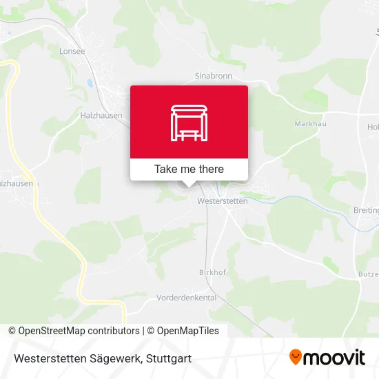 Карта Westerstetten Sägewerk