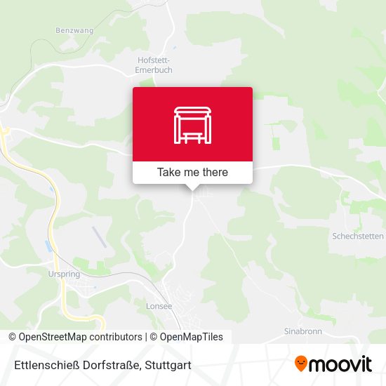 Карта Ettlenschieß Dorfstraße