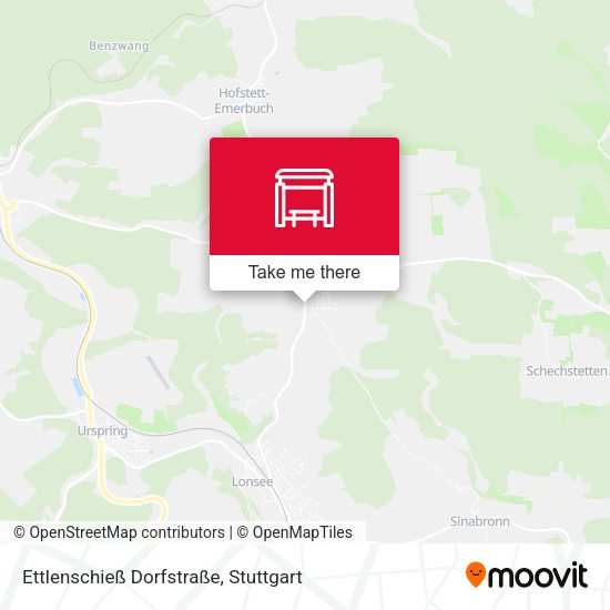 Карта Ettlenschieß Dorfstraße