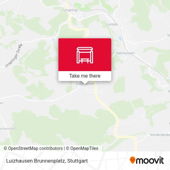 Карта Luizhausen Brunnenplatz