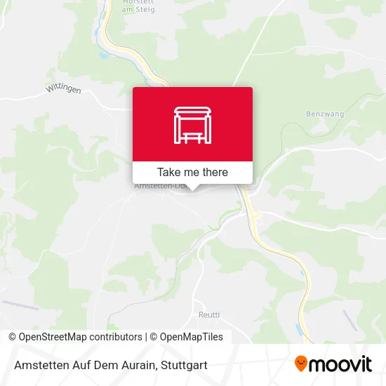 Карта Amstetten Auf Dem Aurain