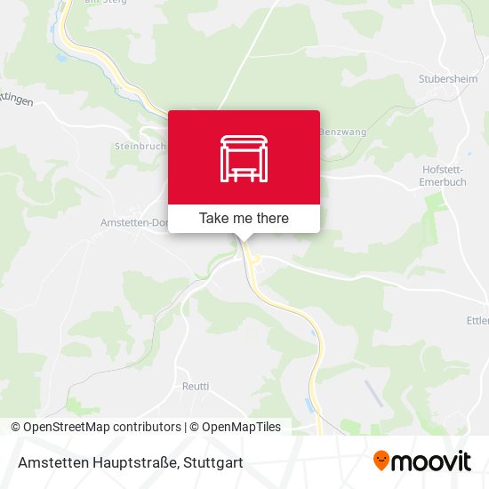 Amstetten Hauptstraße map