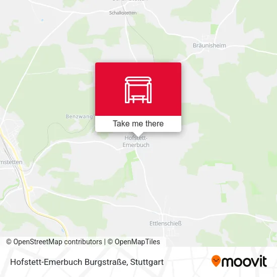 Карта Hofstett-Emerbuch Burgstraße