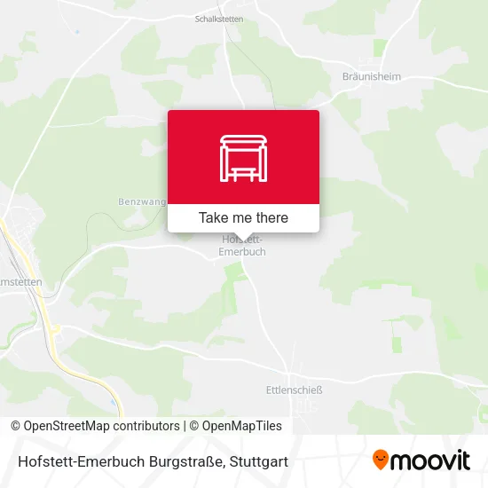 Карта Hofstett-Emerbuch Burgstraße
