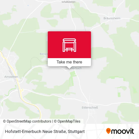 Карта Hofstett-Emerbuch Neue Straße