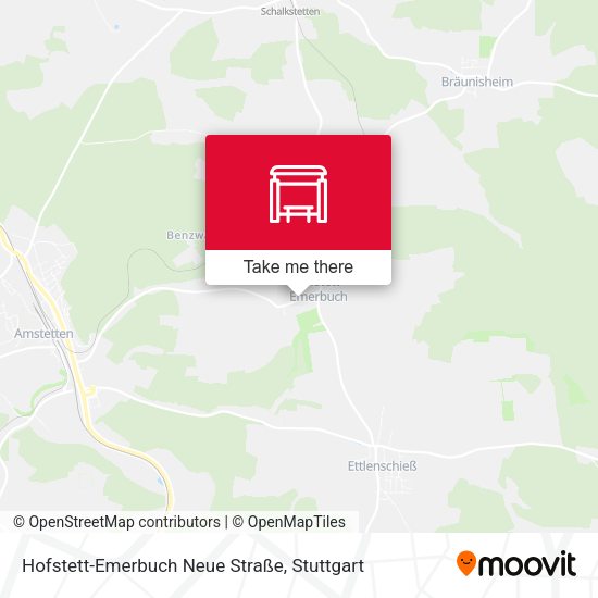 Hofstett-Emerbuch Neue Straße map