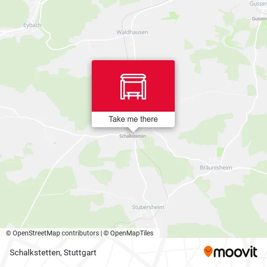 Карта Schalkstetten