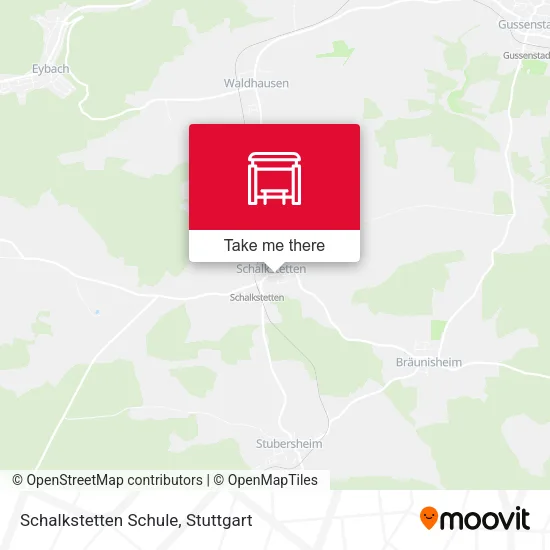 Карта Schalkstetten Schule