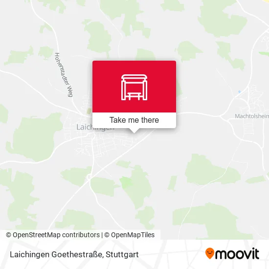 Карта Laichingen Goethestraße