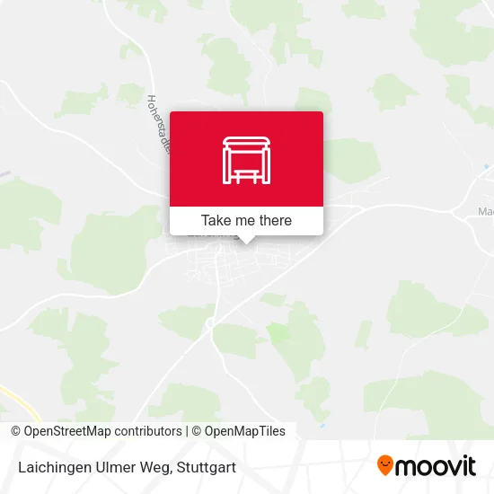 Карта Laichingen Ulmer Weg