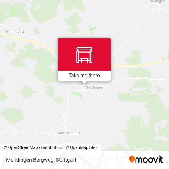 Карта Merklingen Bergweg