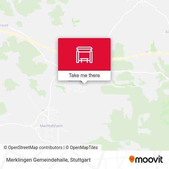 Merklingen Gemeindehalle map