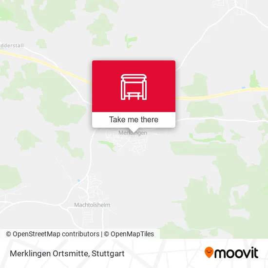 Карта Merklingen Ortsmitte
