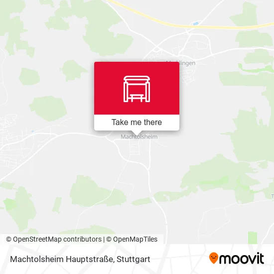 Карта Machtolsheim Hauptstraße