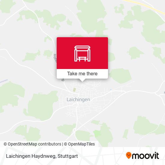 Карта Laichingen Haydnweg