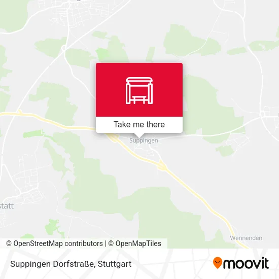 Карта Suppingen Dorfstraße