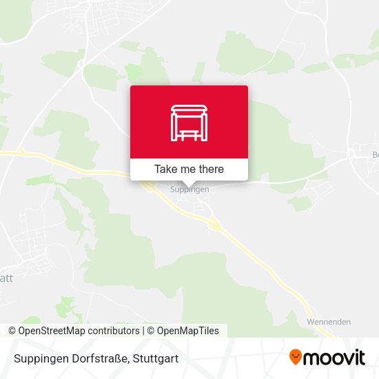 Suppingen Dorfstraße map