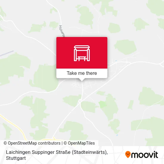 Карта Laichingen Suppinger Straße (Stadteinwärts)