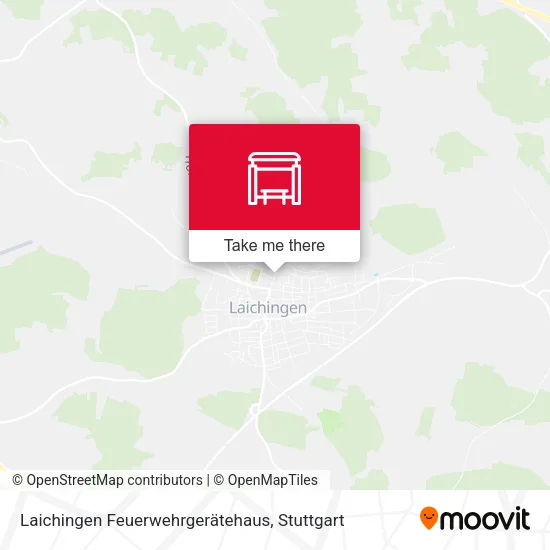 Карта Laichingen Feuerwehrgerätehaus