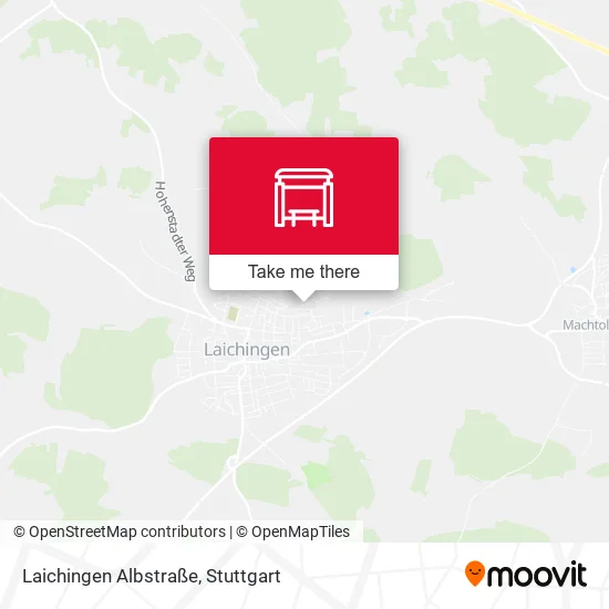 Карта Laichingen Albstraße