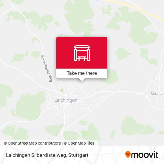 Laichingen Silberdistelweg map