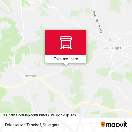 Карта Feldstetten Tannhof