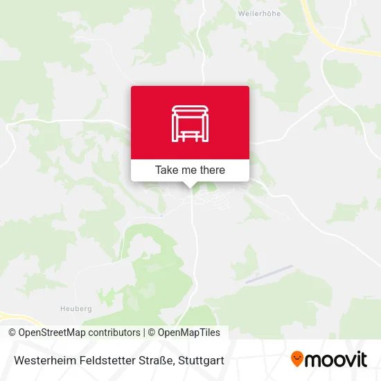Карта Westerheim Feldstetter Straße