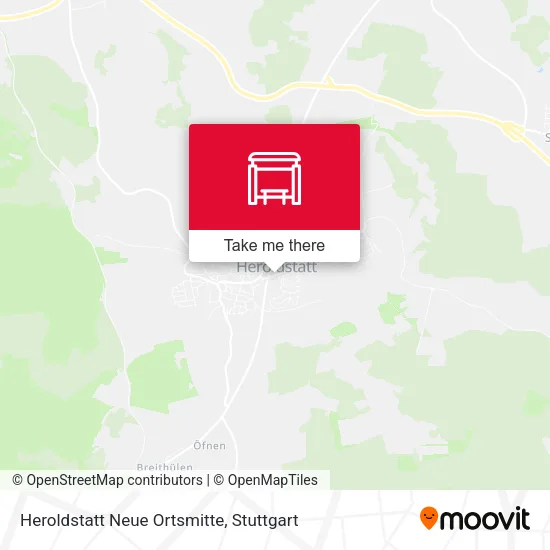 Карта Heroldstatt Neue Ortsmitte