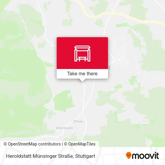 Карта Heroldstatt Münsinger Straße
