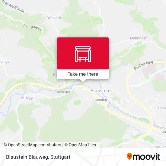 Карта Blaustein Blauweg