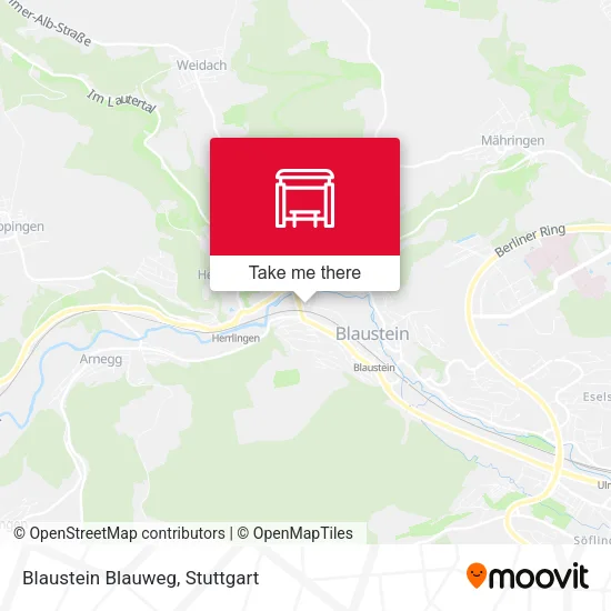 Карта Blaustein Blauweg
