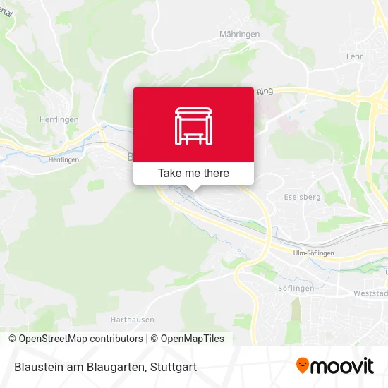 Карта Blaustein am Blaugarten