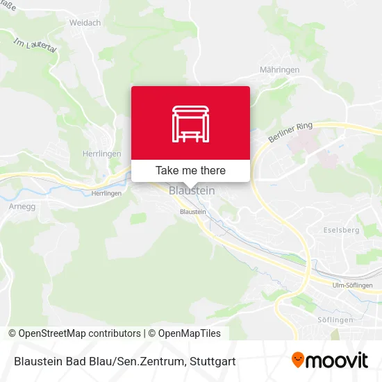 Карта Blaustein Bad Blau/Sen.Zentrum