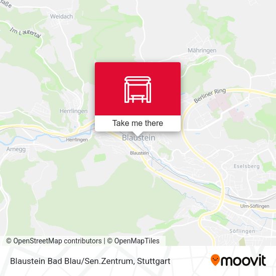 Карта Blaustein Bad Blau/Sen.Zentrum
