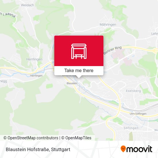 Blaustein Hofstraße map