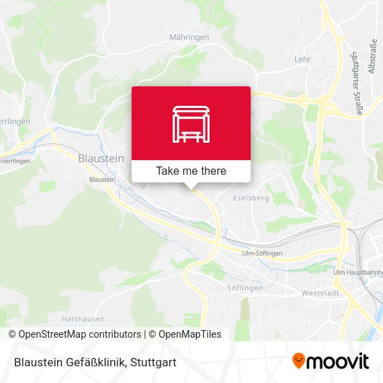 Blaustein Gefäßklinik map