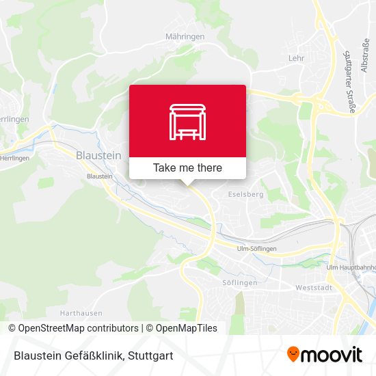Blaustein Gefäßklinik map