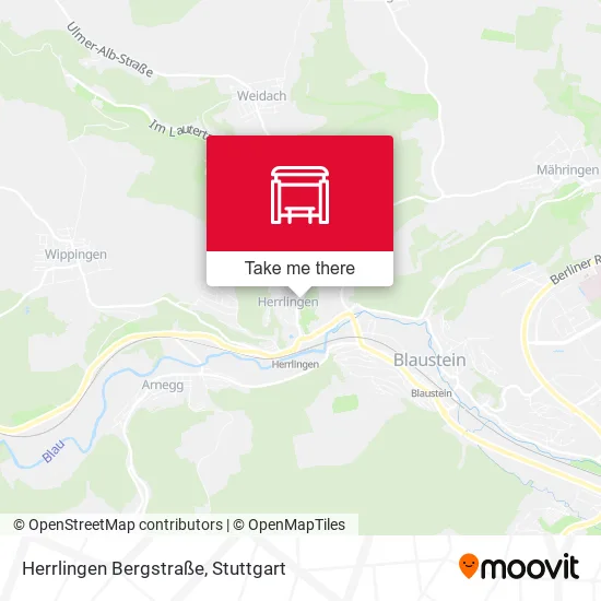 Карта Herrlingen Bergstraße