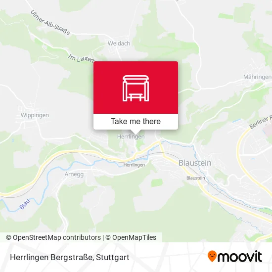 Карта Herrlingen Bergstraße