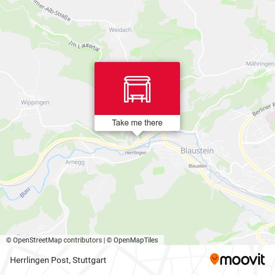Карта Herrlingen Post