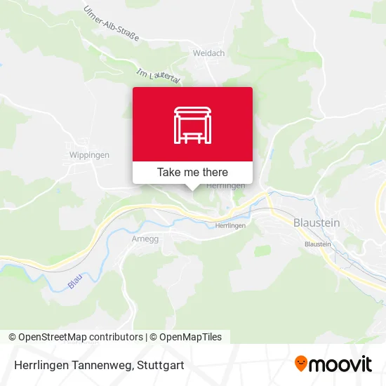 Карта Herrlingen Tannenweg
