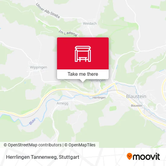 Карта Herrlingen Tannenweg