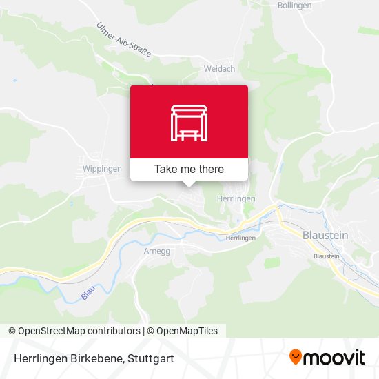 Карта Herrlingen Birkebene