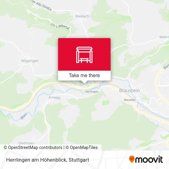 Карта Herrlingen am Höhenblick